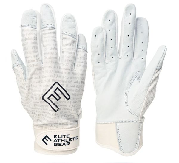 White Batting Gloves