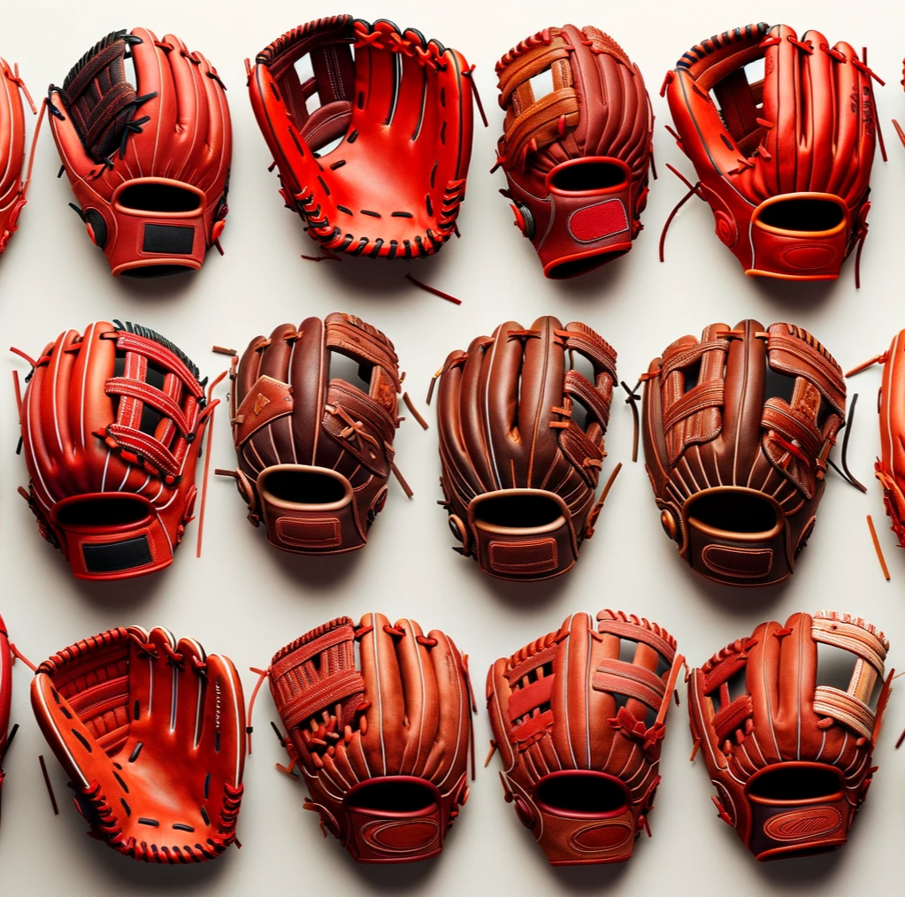 26 Drippy Red Baseball Gloves in 2024 Batter Box Sports