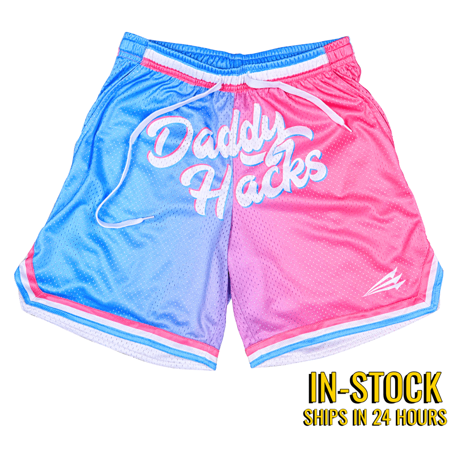 Daddy Hacks Seamhead Collection Retro Mesh Shorts *IN-STOCK*
