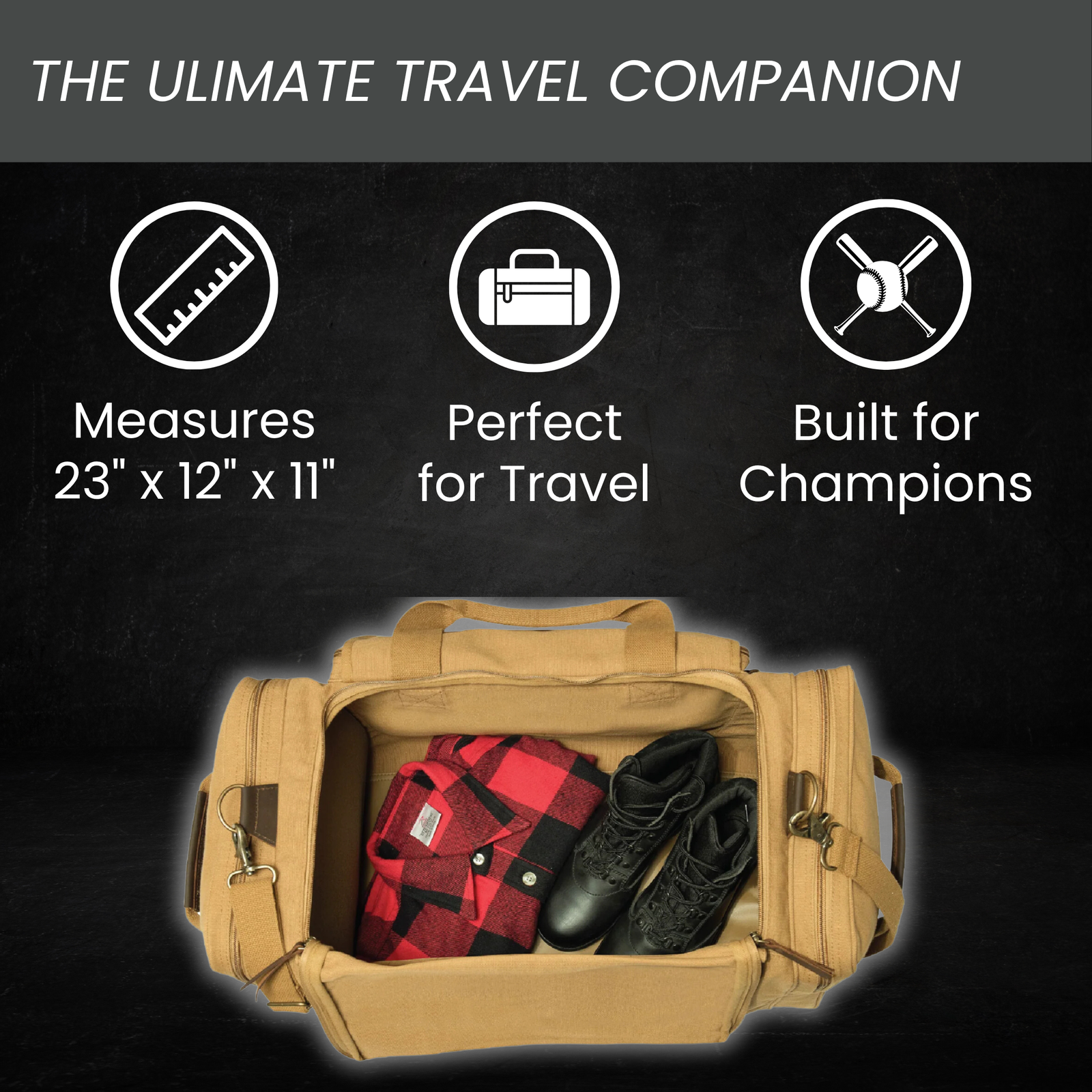 Personalized Baseball Duffle Bag