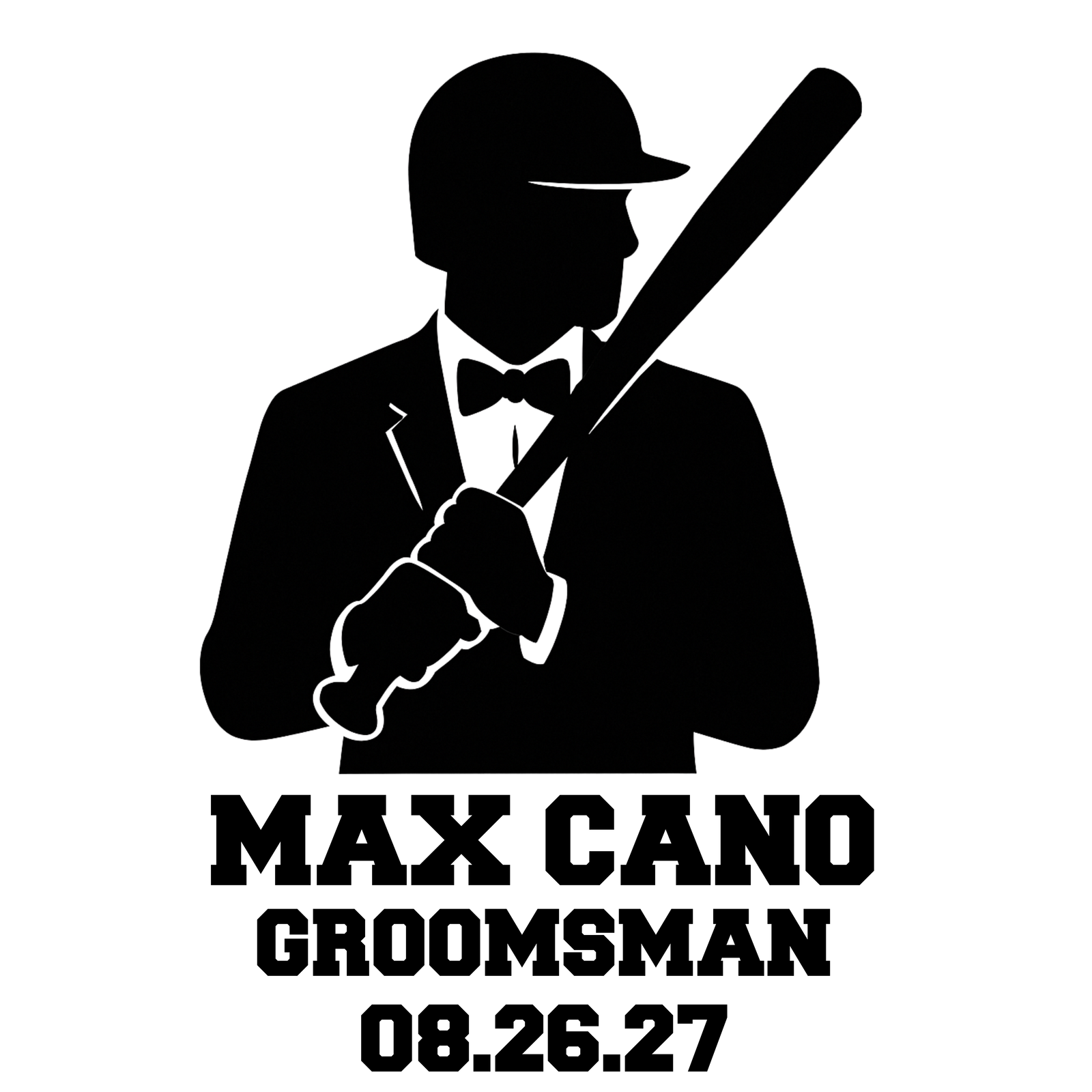 Groomsmen Personalized Baseball