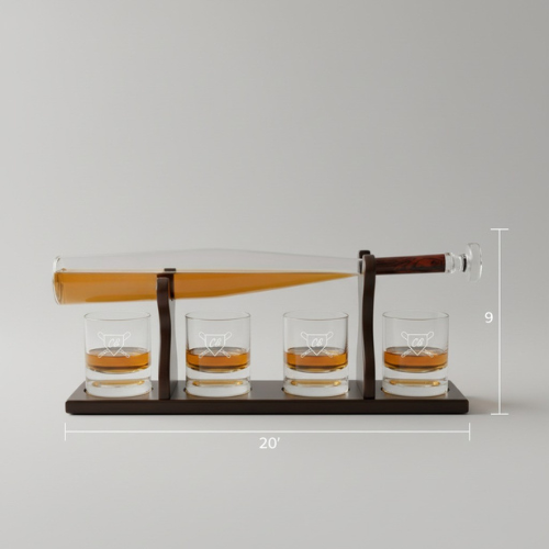 Personalized Baseball Bat Decanter