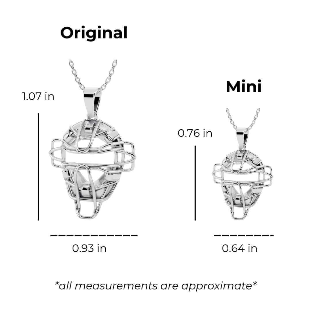 Baseball Catchers Mask Necklace