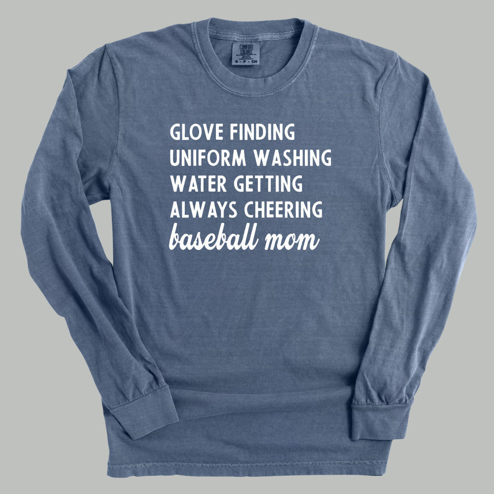 Baseball Mom Description Tee Shirt
