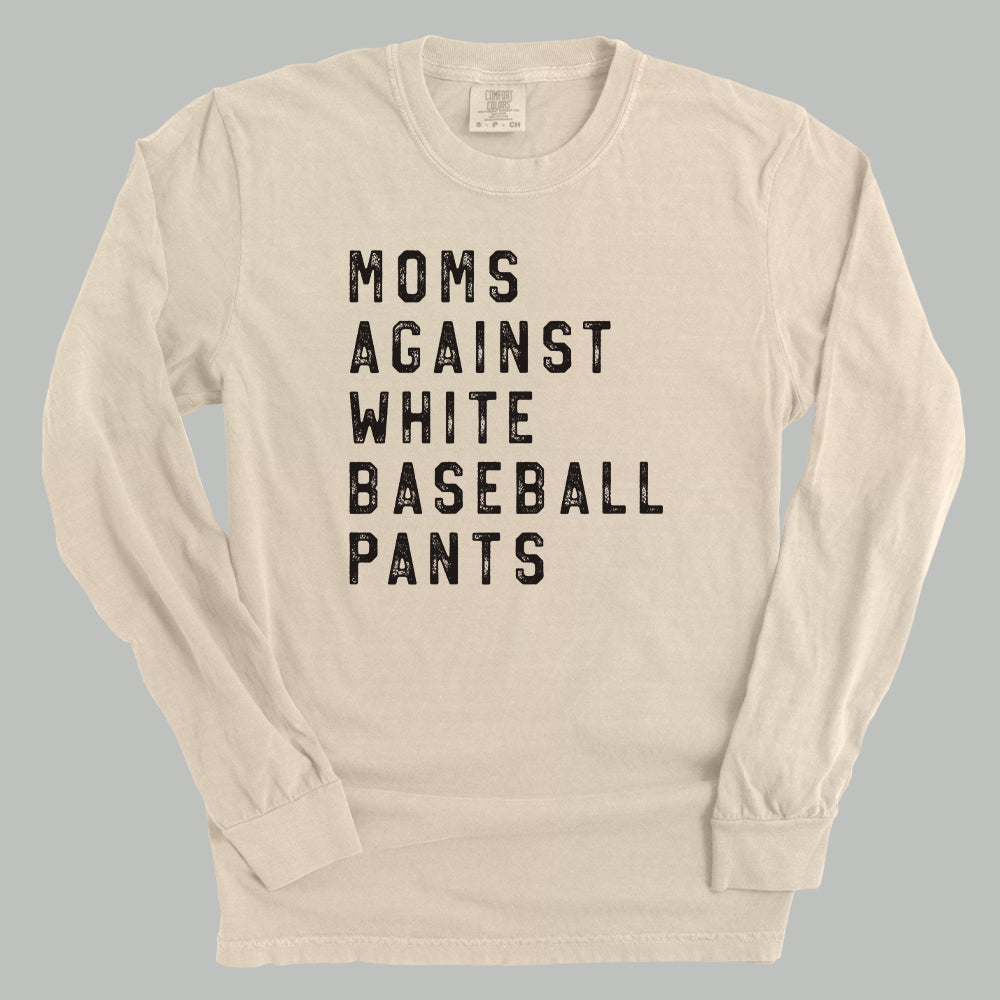 Moms Against White Baseball Pants