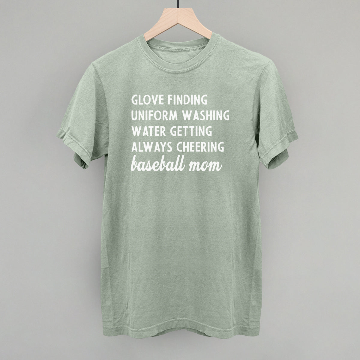 Baseball Mom Description Tee Shirt