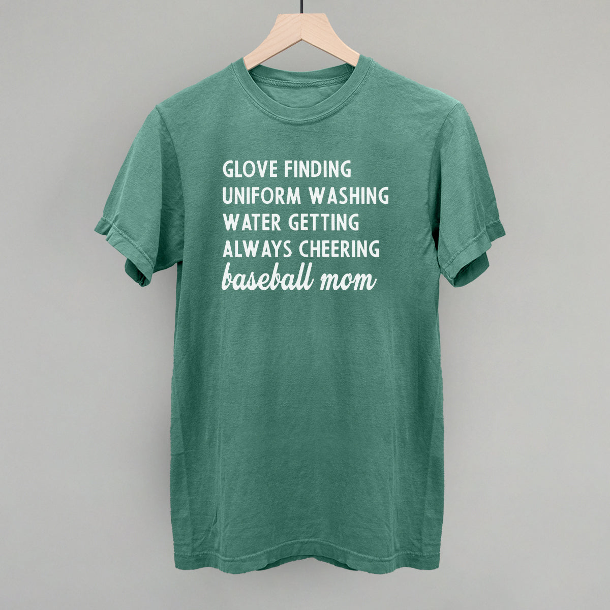Baseball Mom Description Tee Shirt