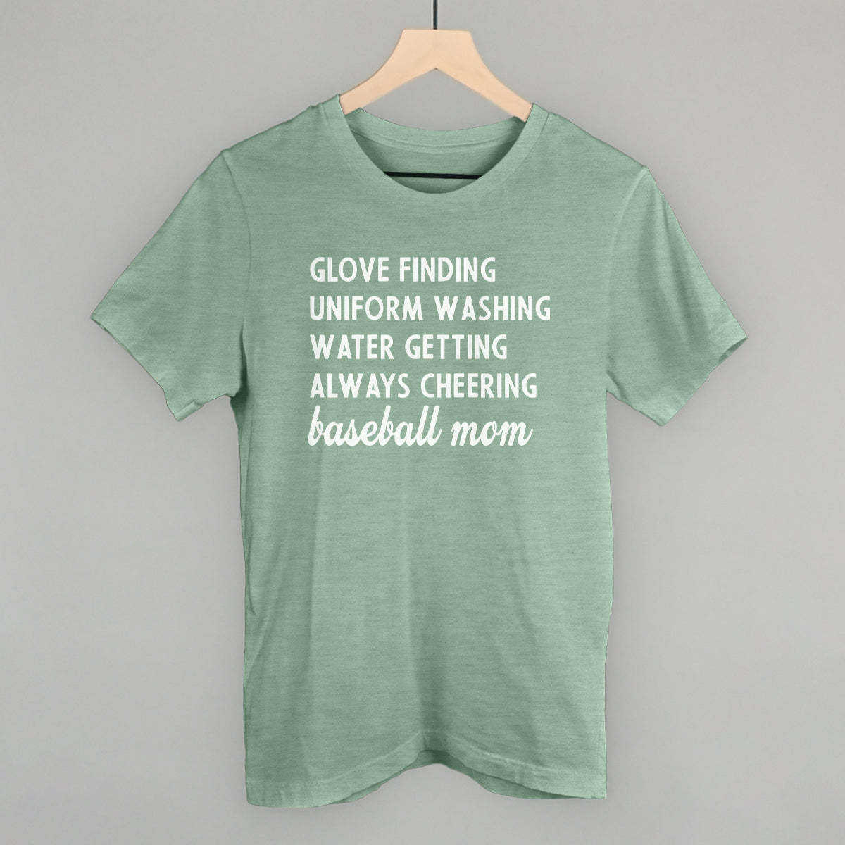 Baseball Mom Description Tee Shirt