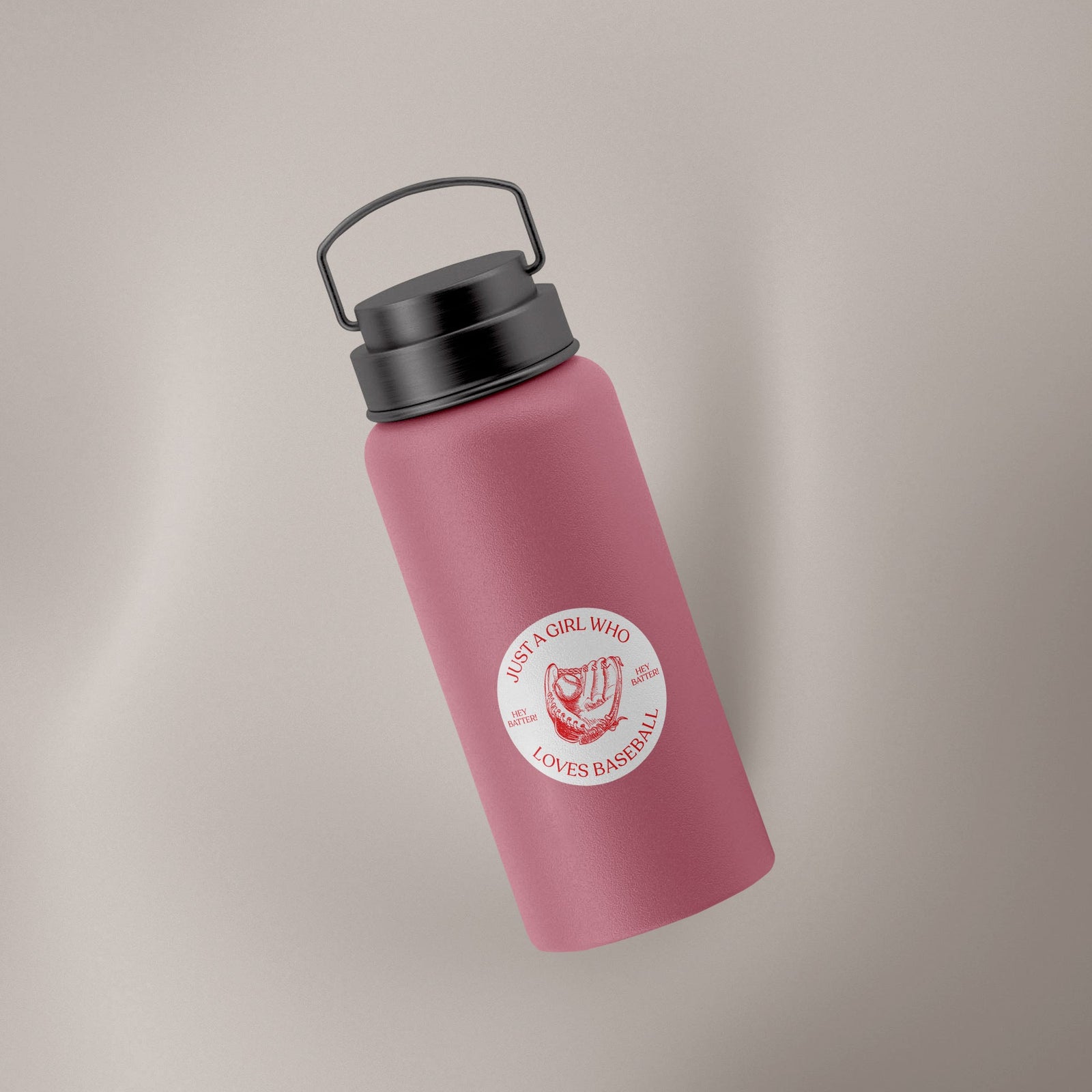 Just A Girl Who Loves Baseball (sticker)