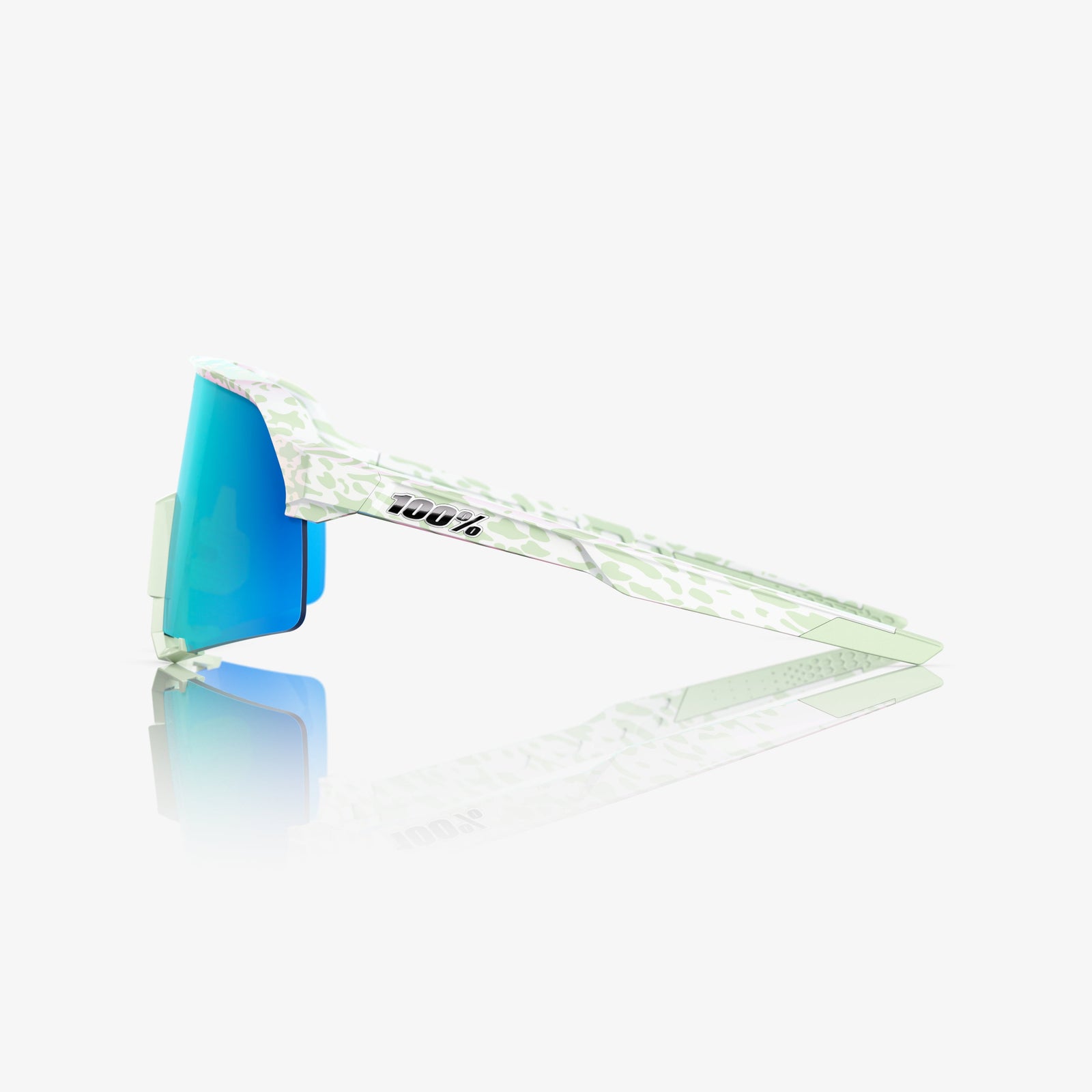 S3 LE Elly 2 Polished Light Green - Blue Topaz Mirror Lens