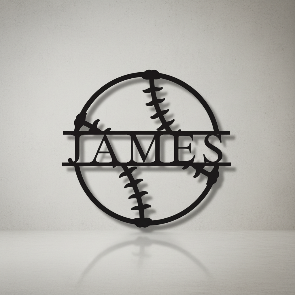 Perfect Game Personalized Baseball Sign