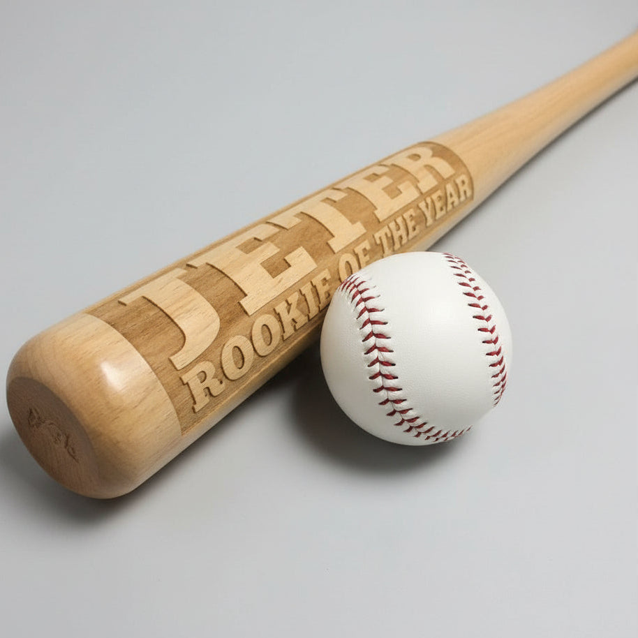 Personalized Full Size Wood Baseball Bat - Engraved Custom Gift