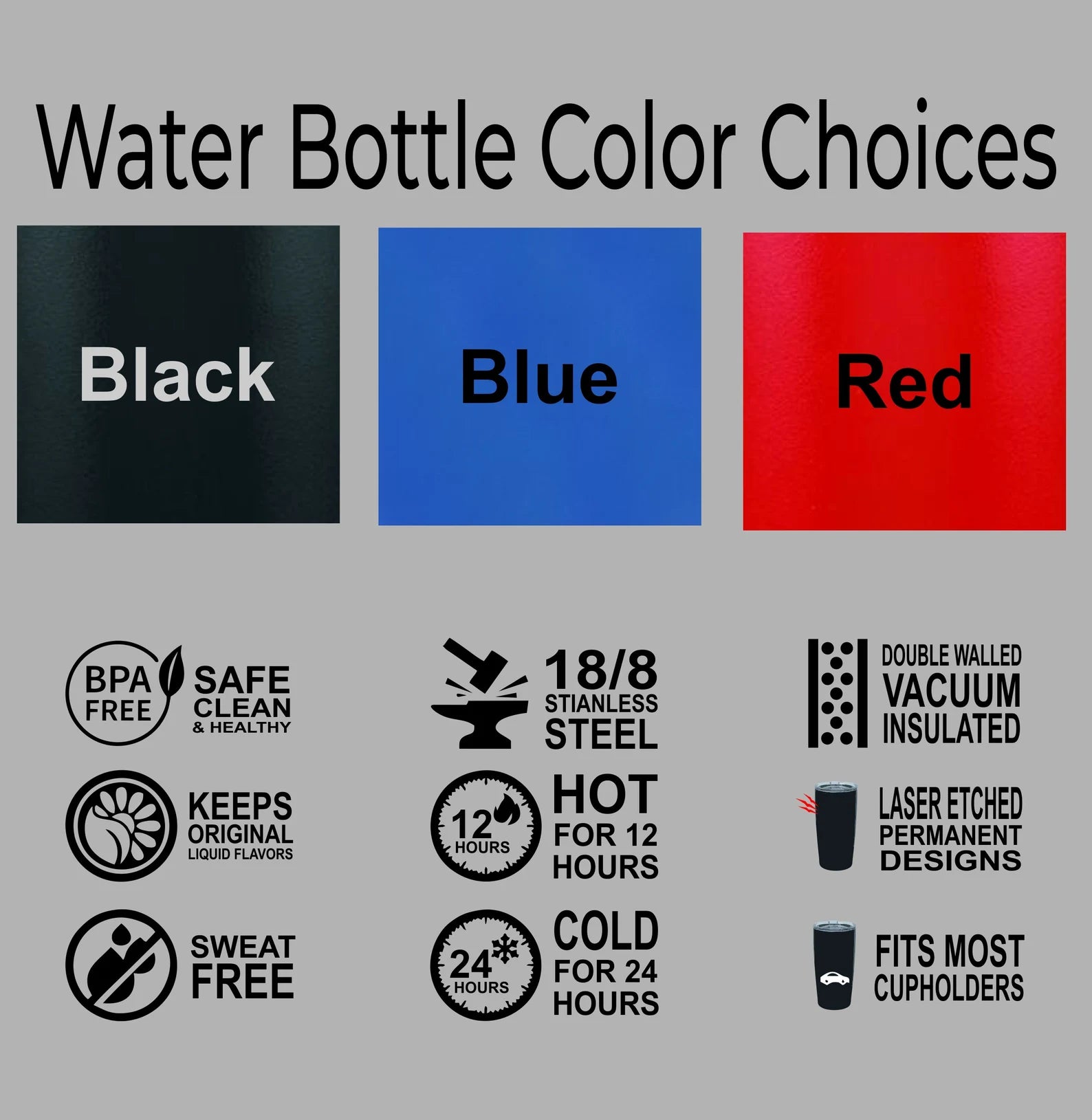 Custom Baseball Water Bottle