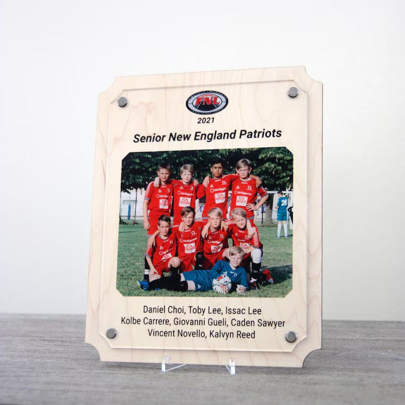 Unique Personalized Custom Sport Plaque Customized Sports Gifts for Men by Groovy Guy