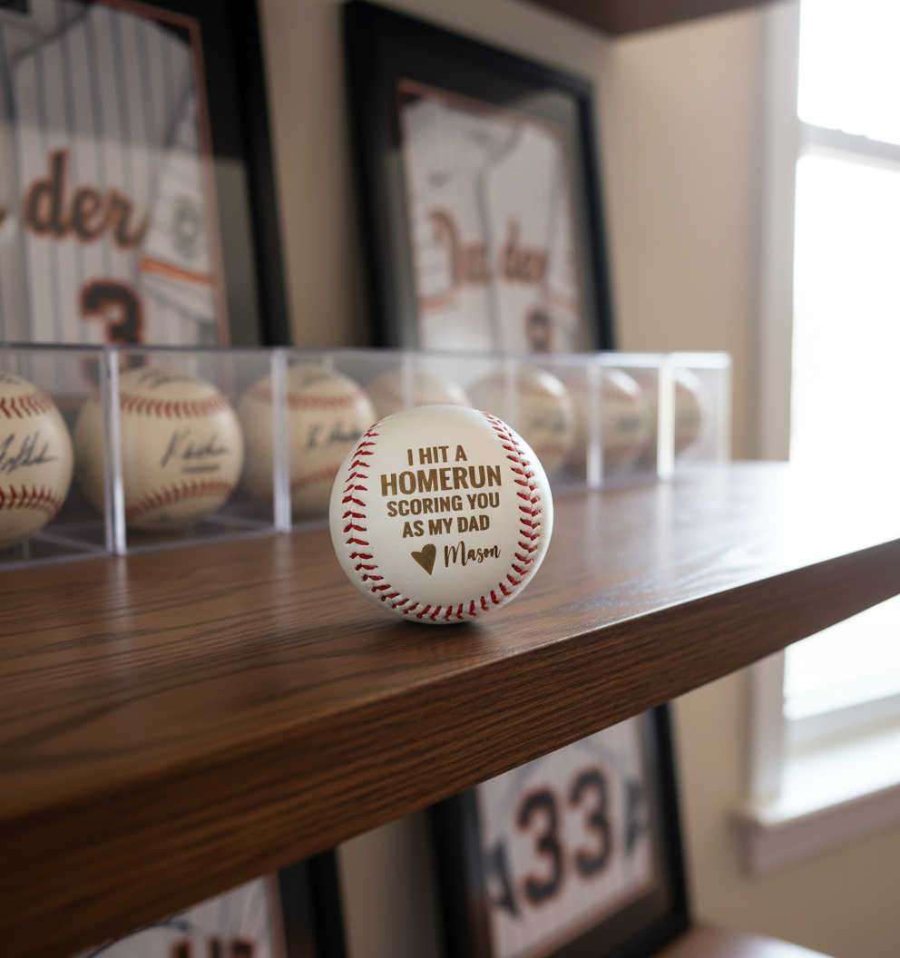Dad's Special Baseball Memento