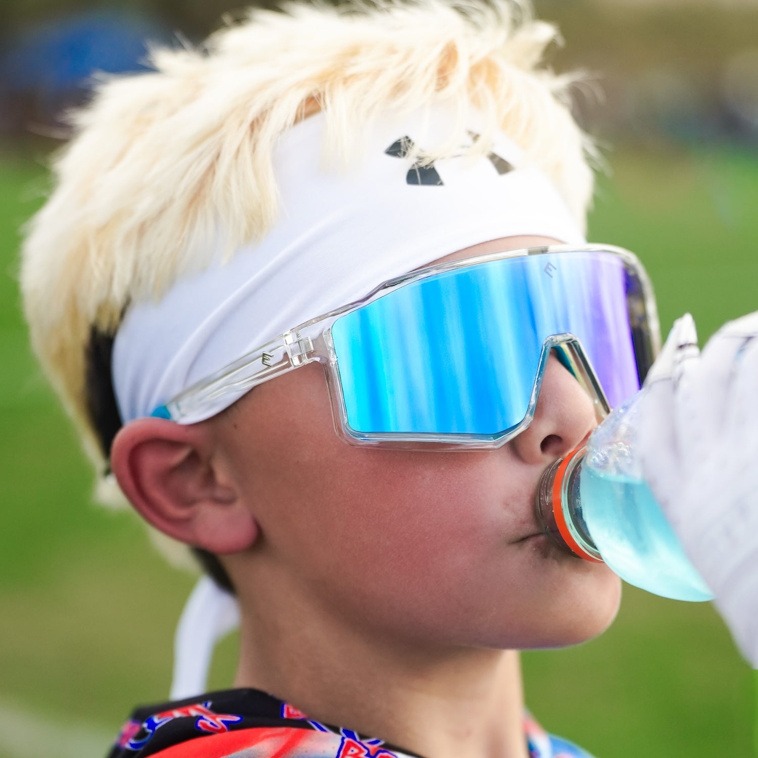 FLARE - Crystal Blue Polarized Sunglasses