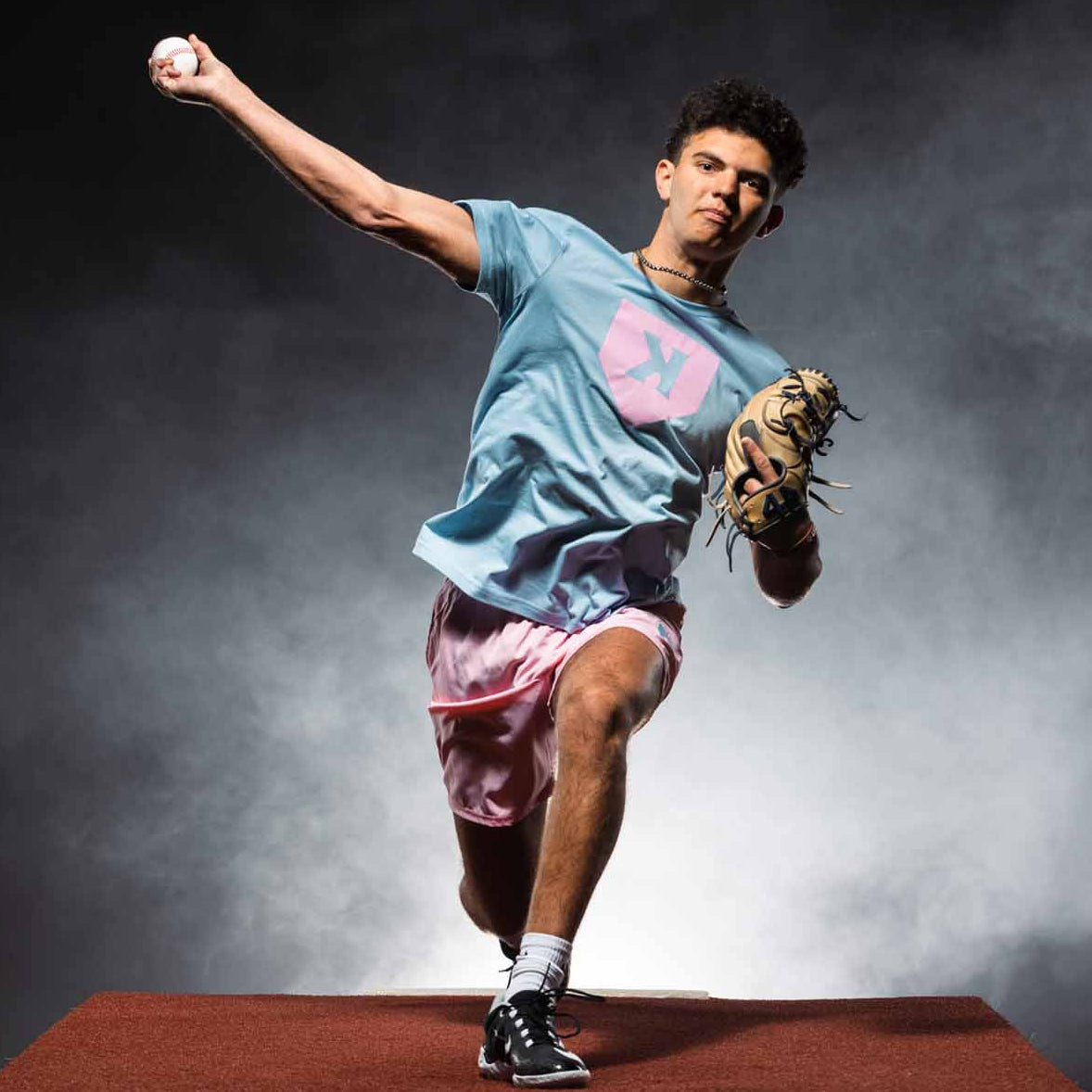 Cotton Candy Blue Tee