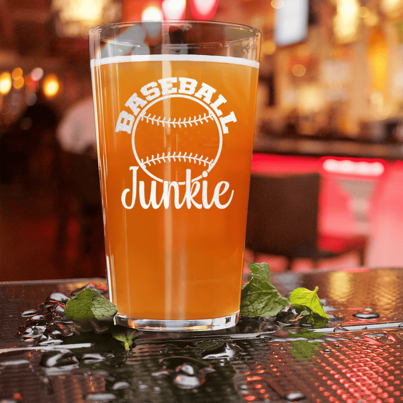 Addicted To The Diamond Pint Glass