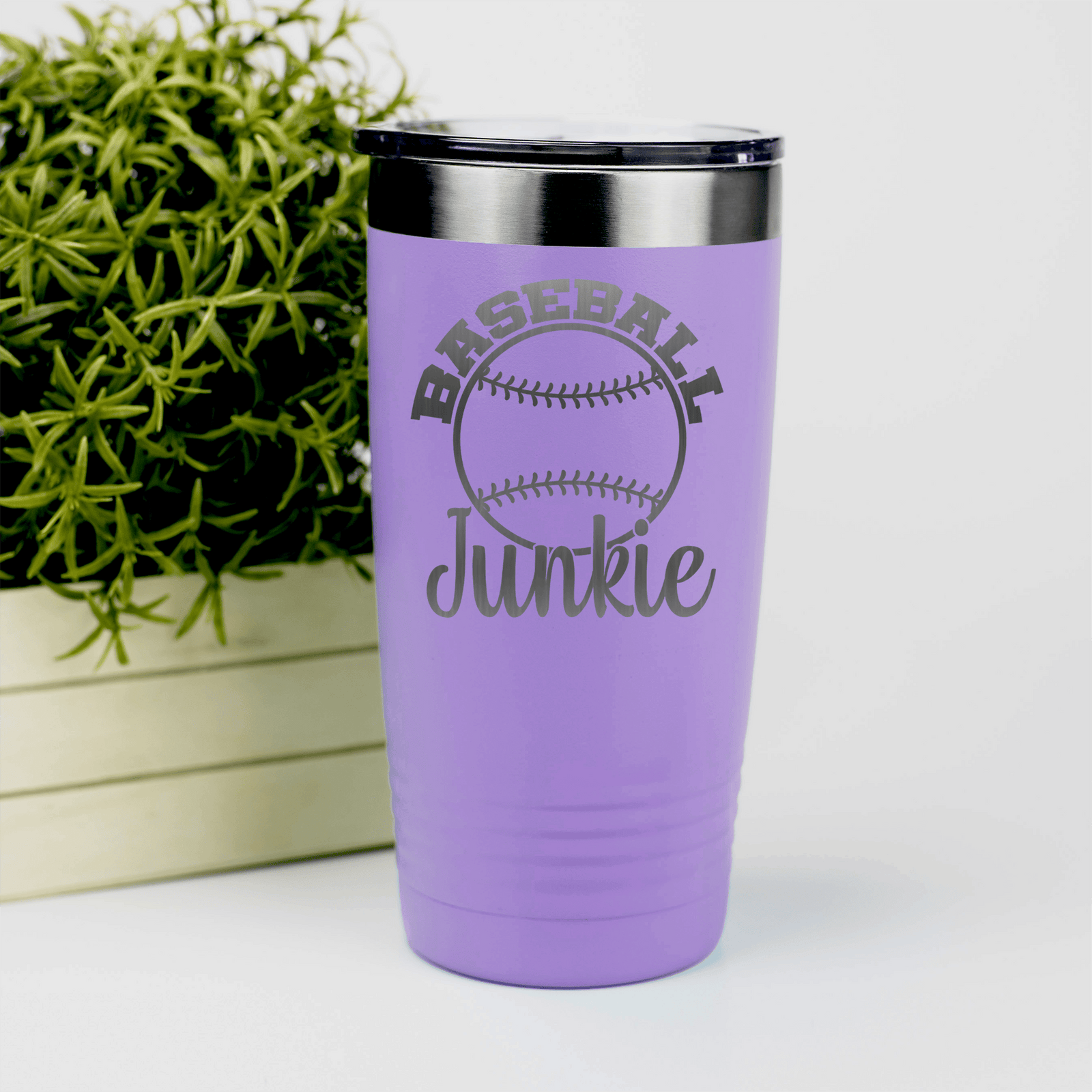 Light Purple baseball tumbler Addicted To The Diamond