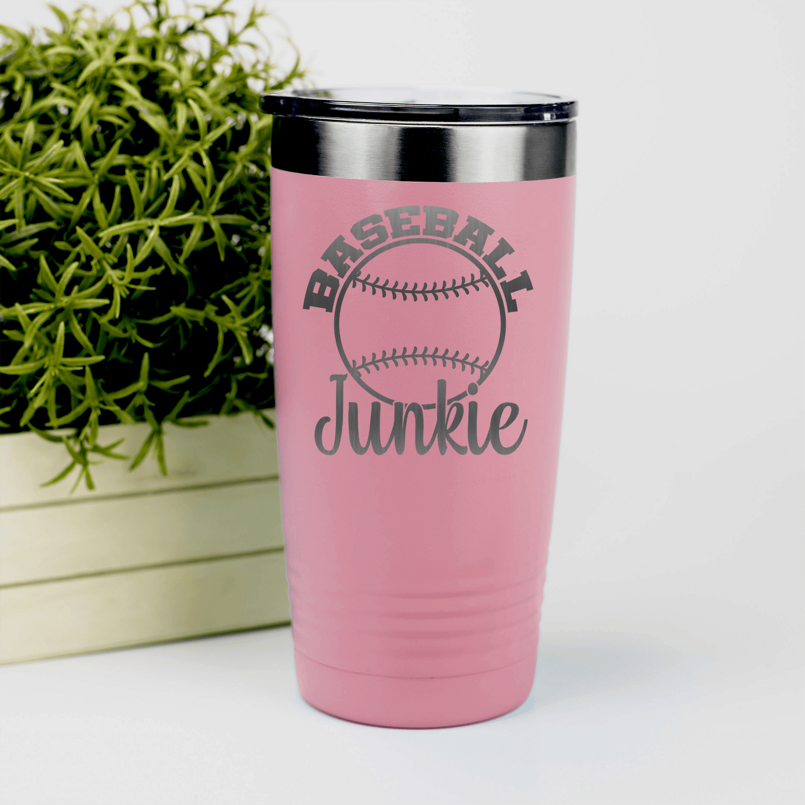 Salmon baseball tumbler Addicted To The Diamond