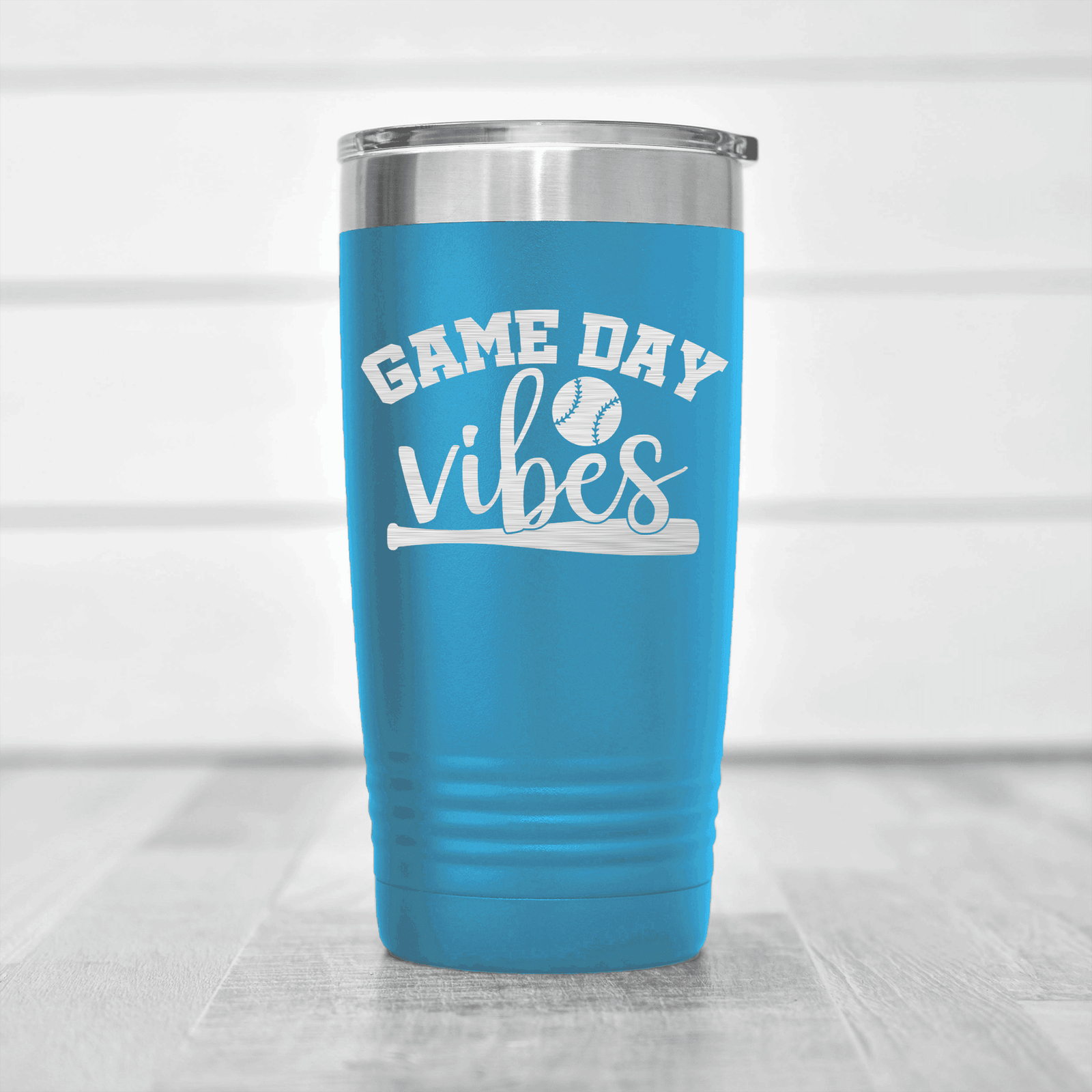 Light Blue baseball tumbler Baseball Mood
