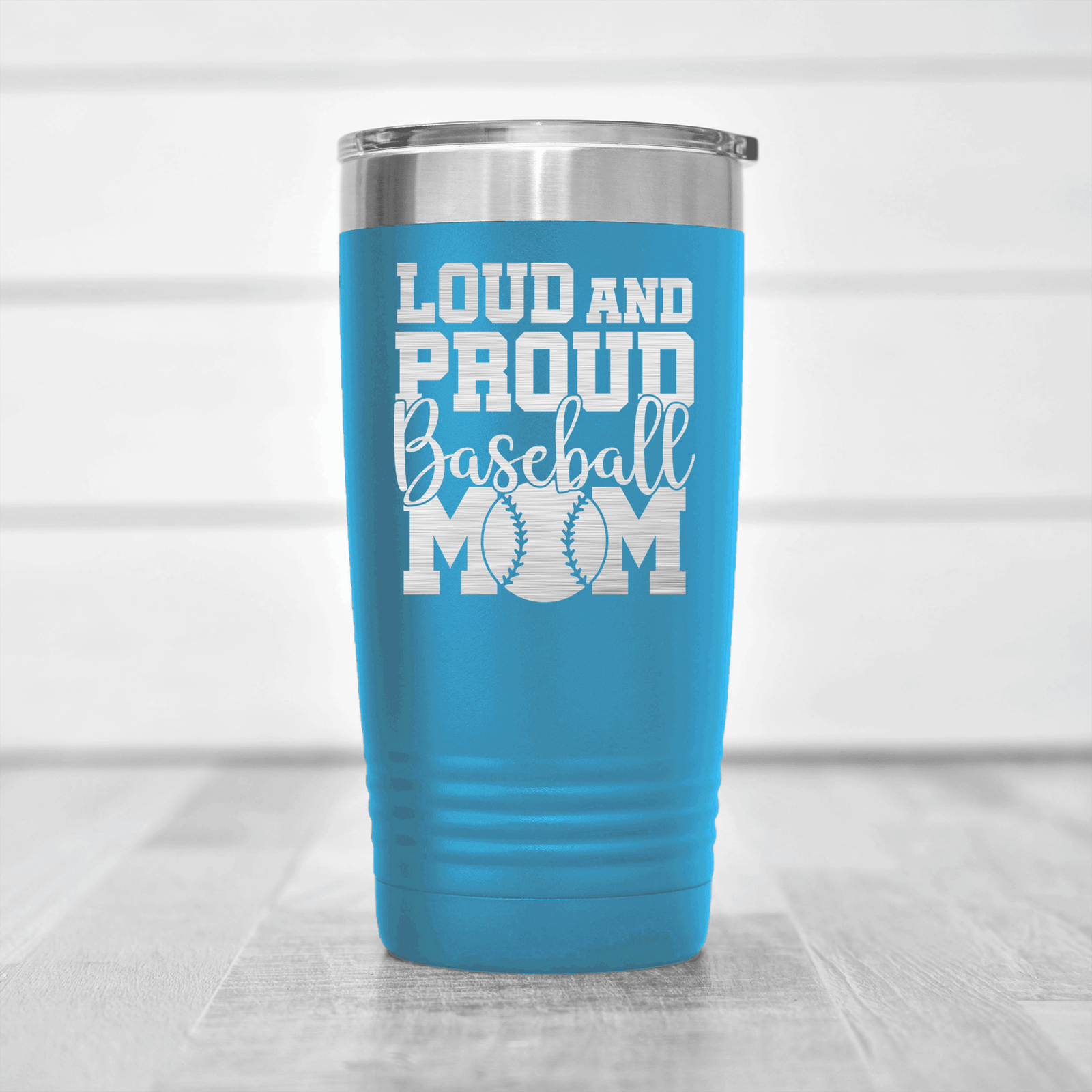 Light Blue baseball tumbler Echoing Cheers From The Diamond