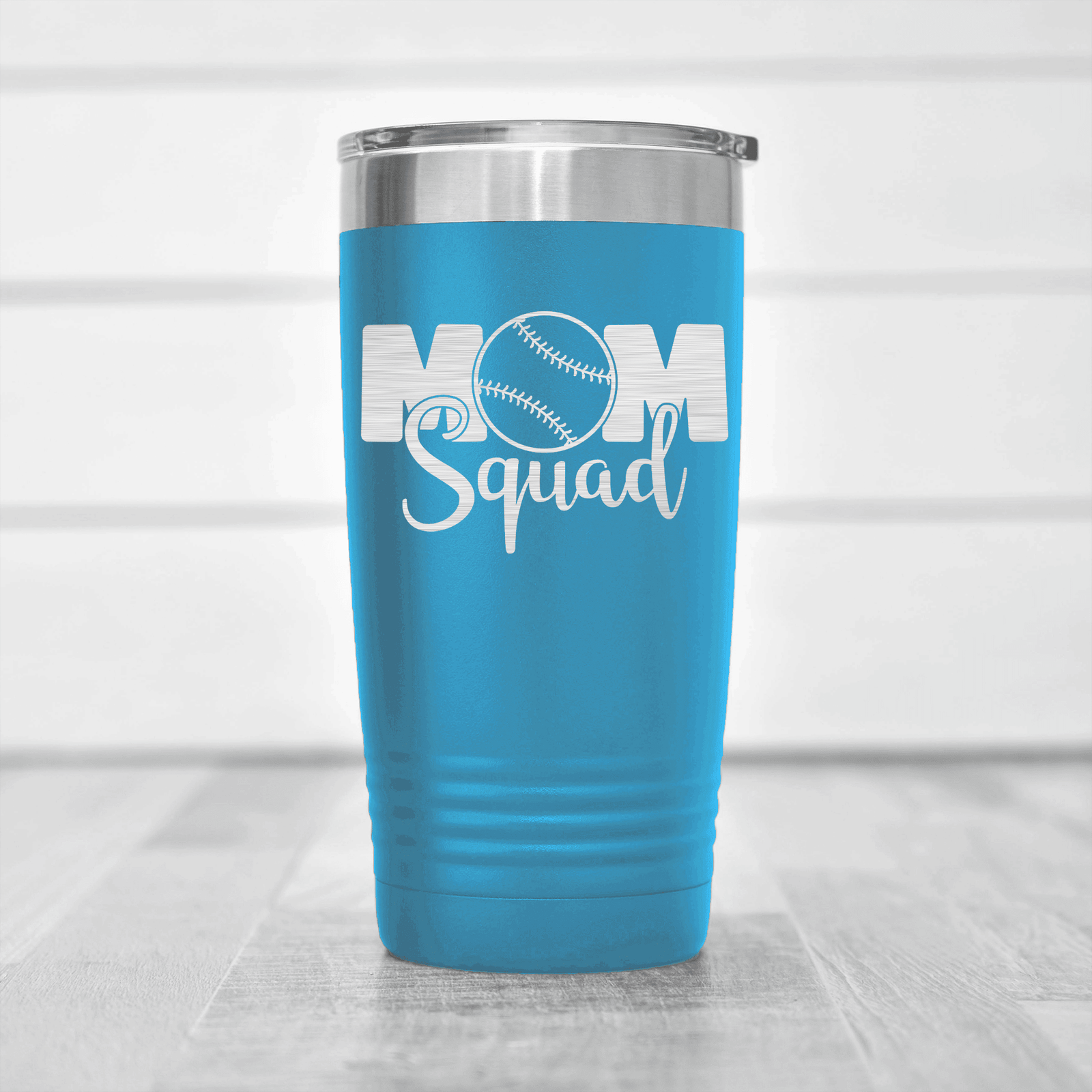 Light Blue baseball tumbler Mothers Of The Mound