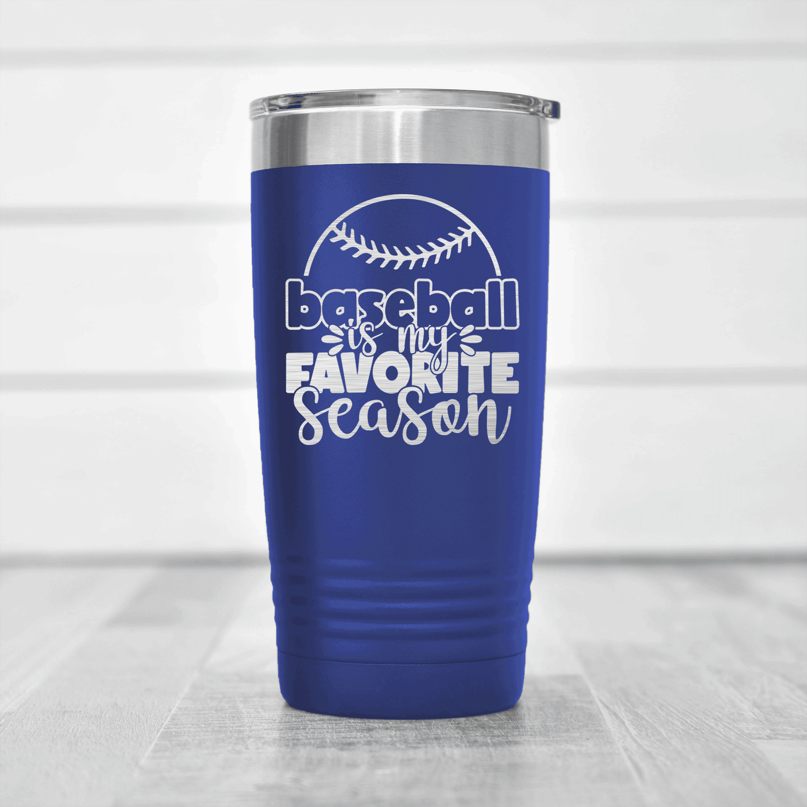 Blue baseball tumbler Season Of Home Runs