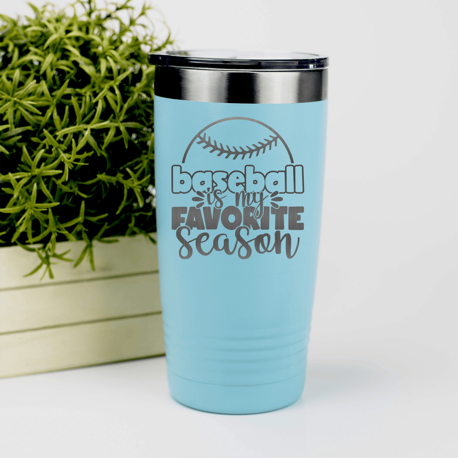 Teal baseball tumbler Season Of Home Runs