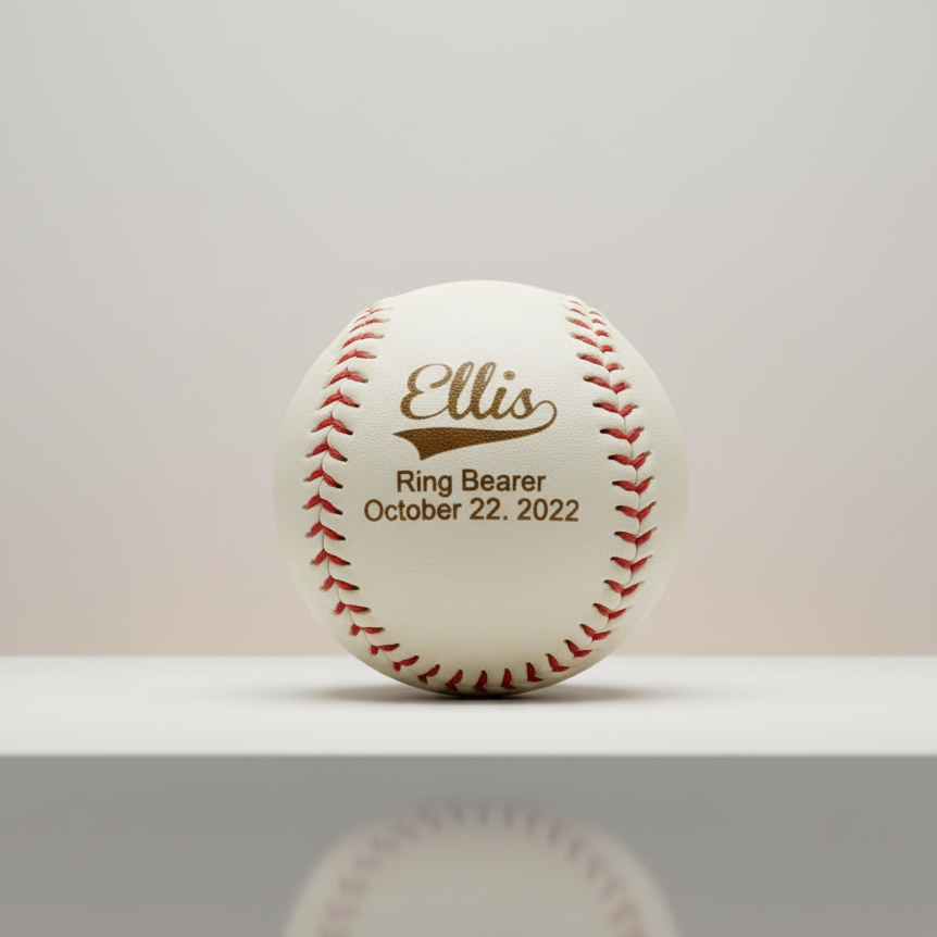 Velocity Swoosh Personalized Baseball