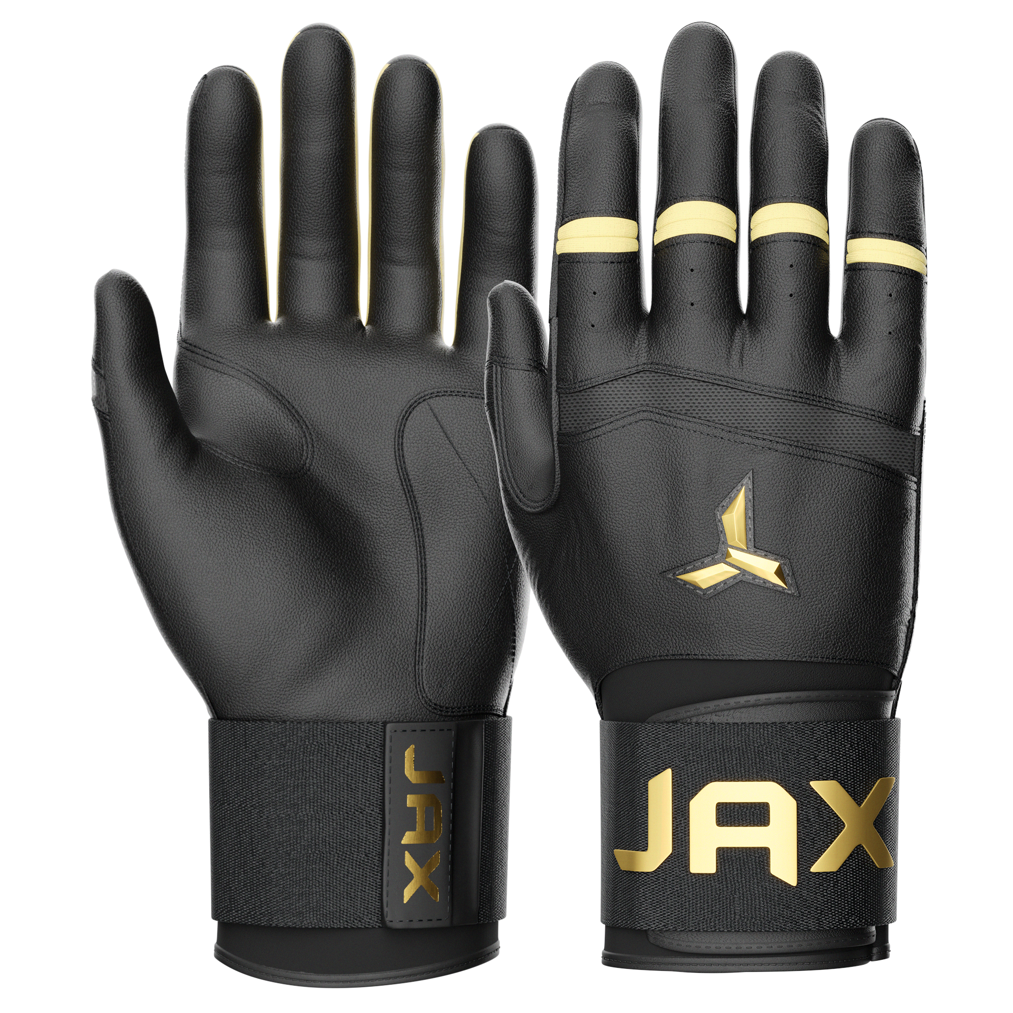 Jax Pure Gold Cuff Batting Gloves