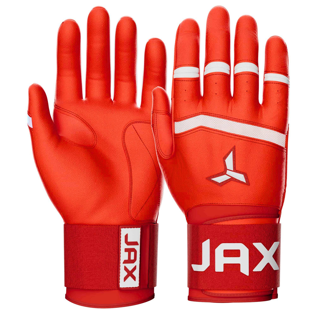 Jax Cherry Red Cuff Batting Gloves