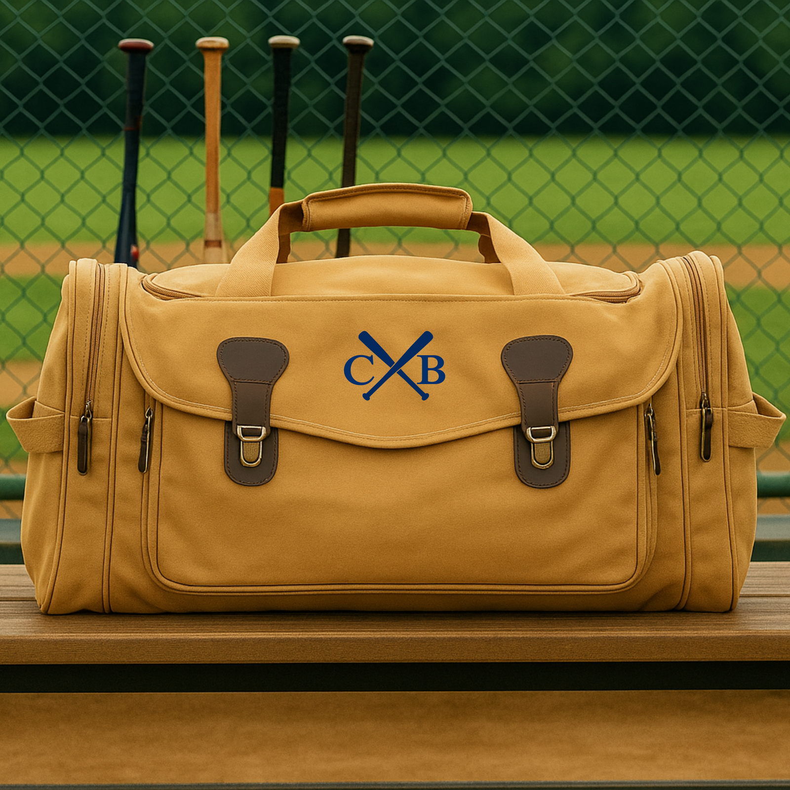Personalized Baseball Duffle Bag