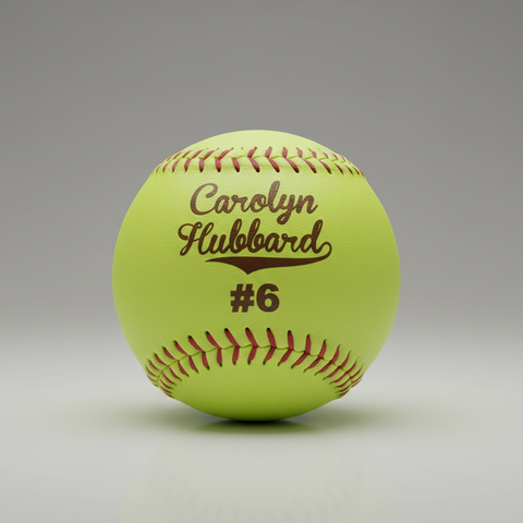 Championship Personalized Softball