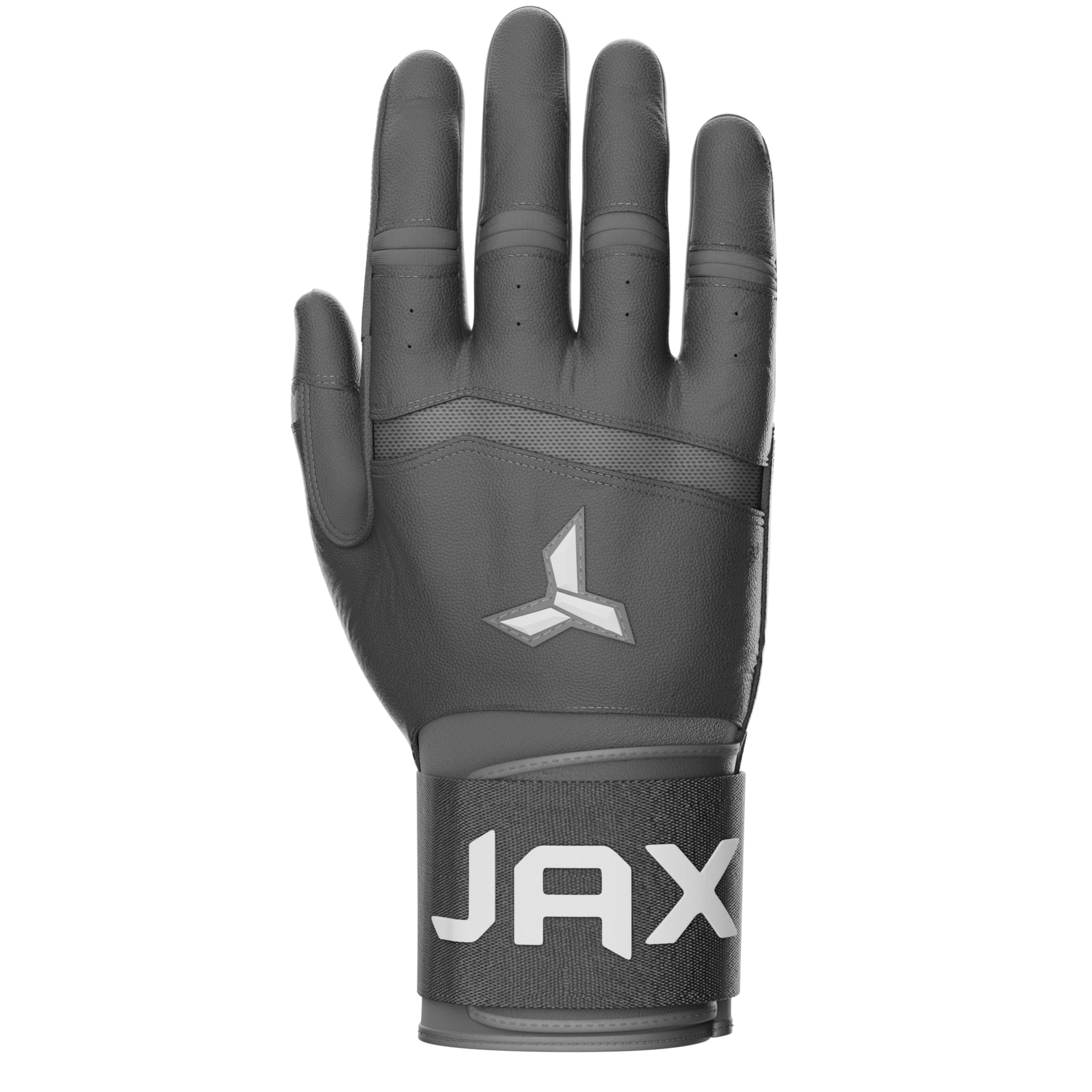 Jax Cool Grey Cuff Batting Gloves