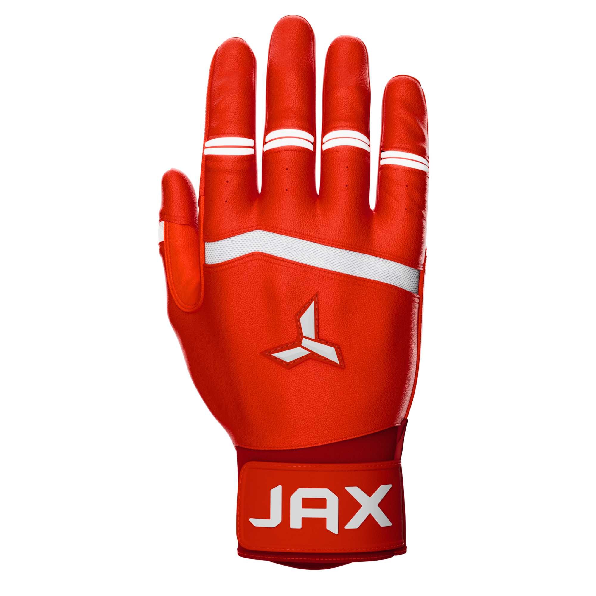 Jax Cherry Red Pro Cuff Batting Gloves