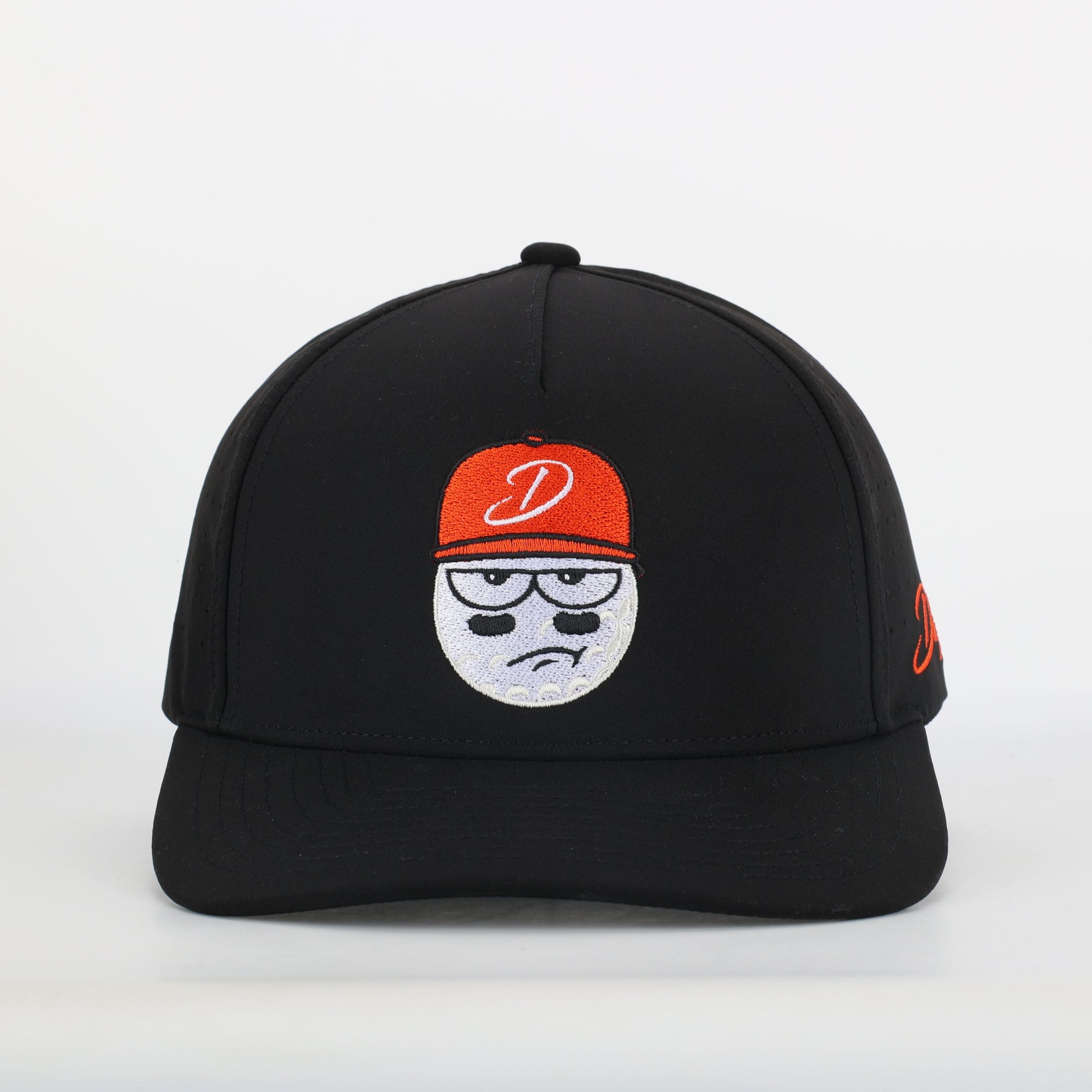 Mashed Tators mascot snapback hat with adjustable closure, polyester spandex blend.