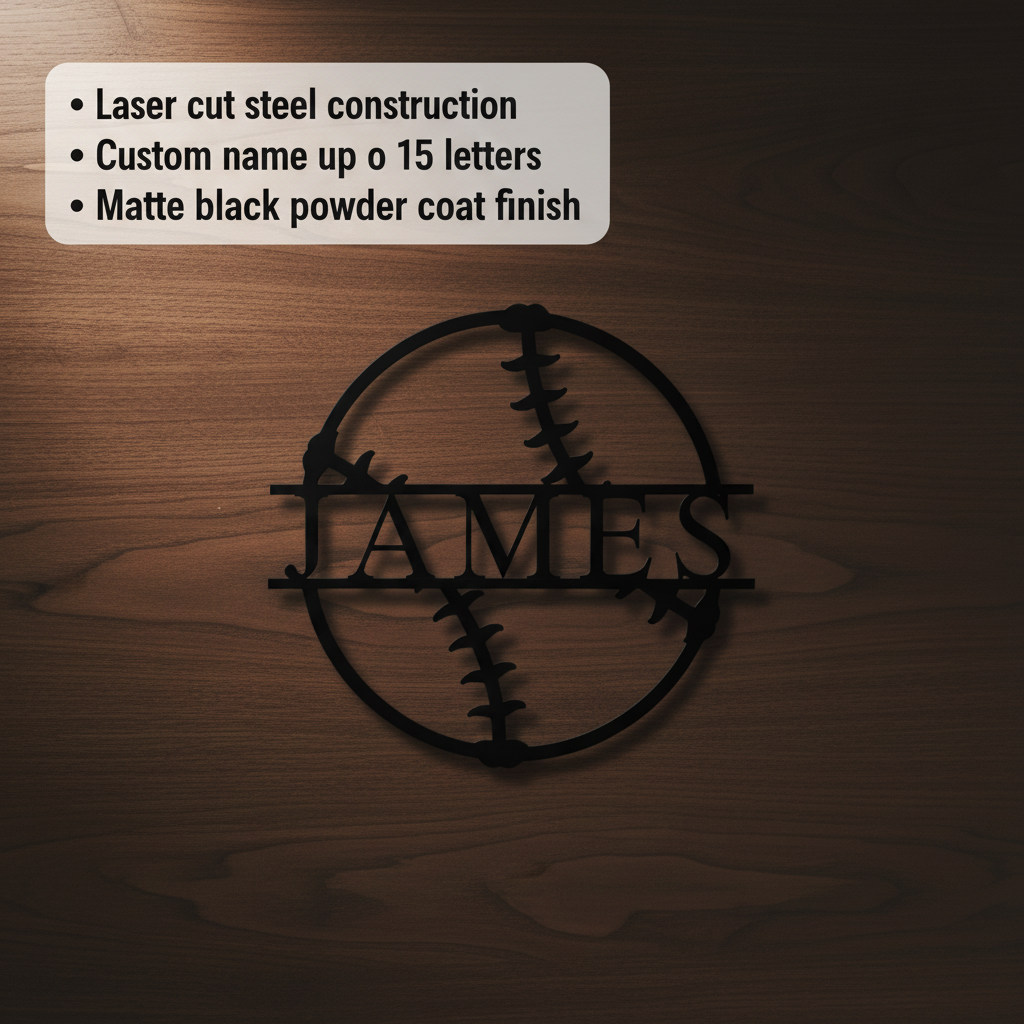 Perfect Game Personalized Baseball Sign