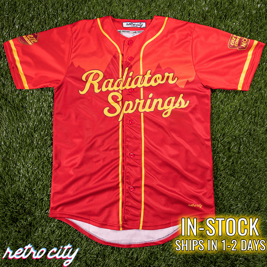 Radiator Springs Full-Button Baseball Jersey *IN-STOCK*