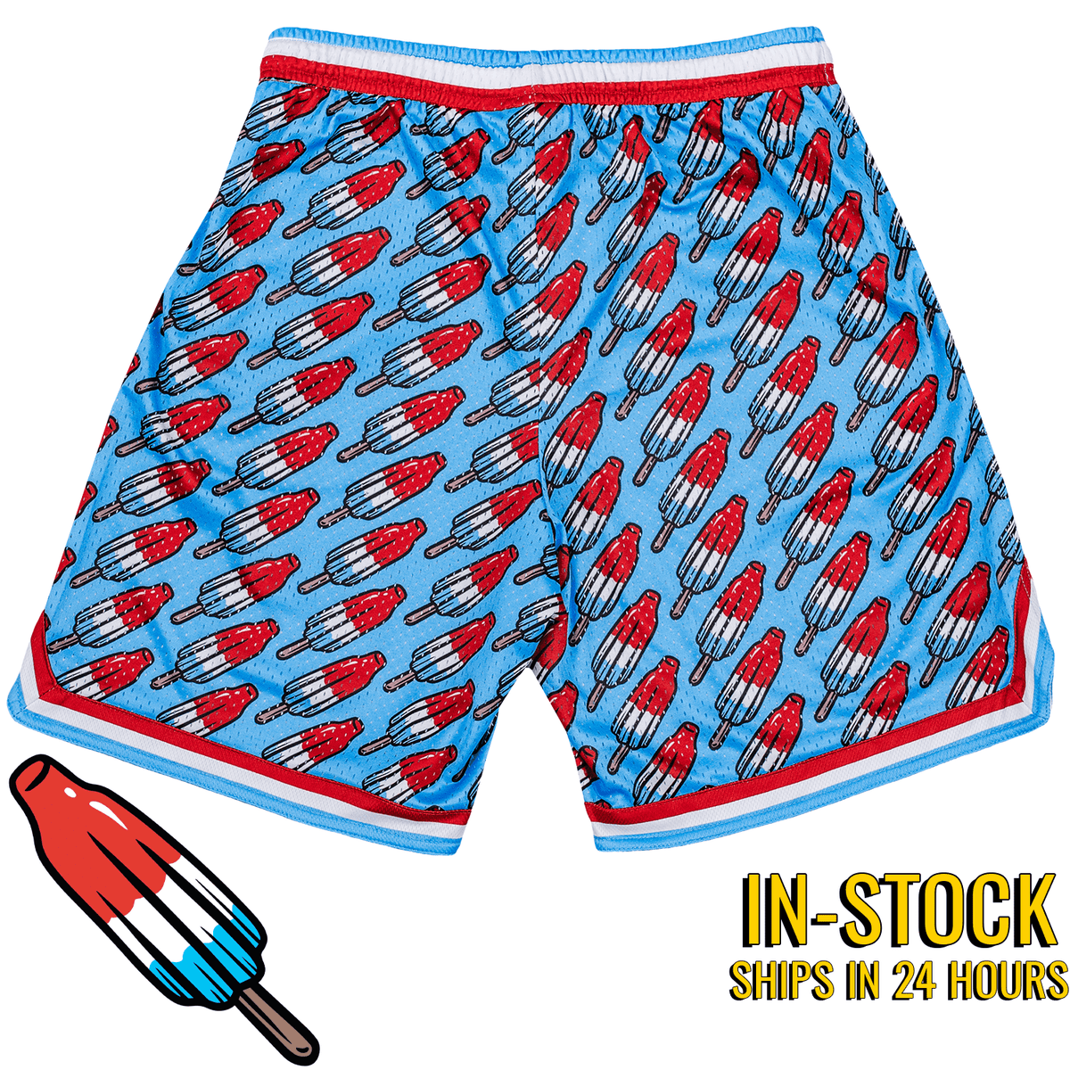 Freedom Pops Retro Mesh Pocket Shorts *IN-STOCK*