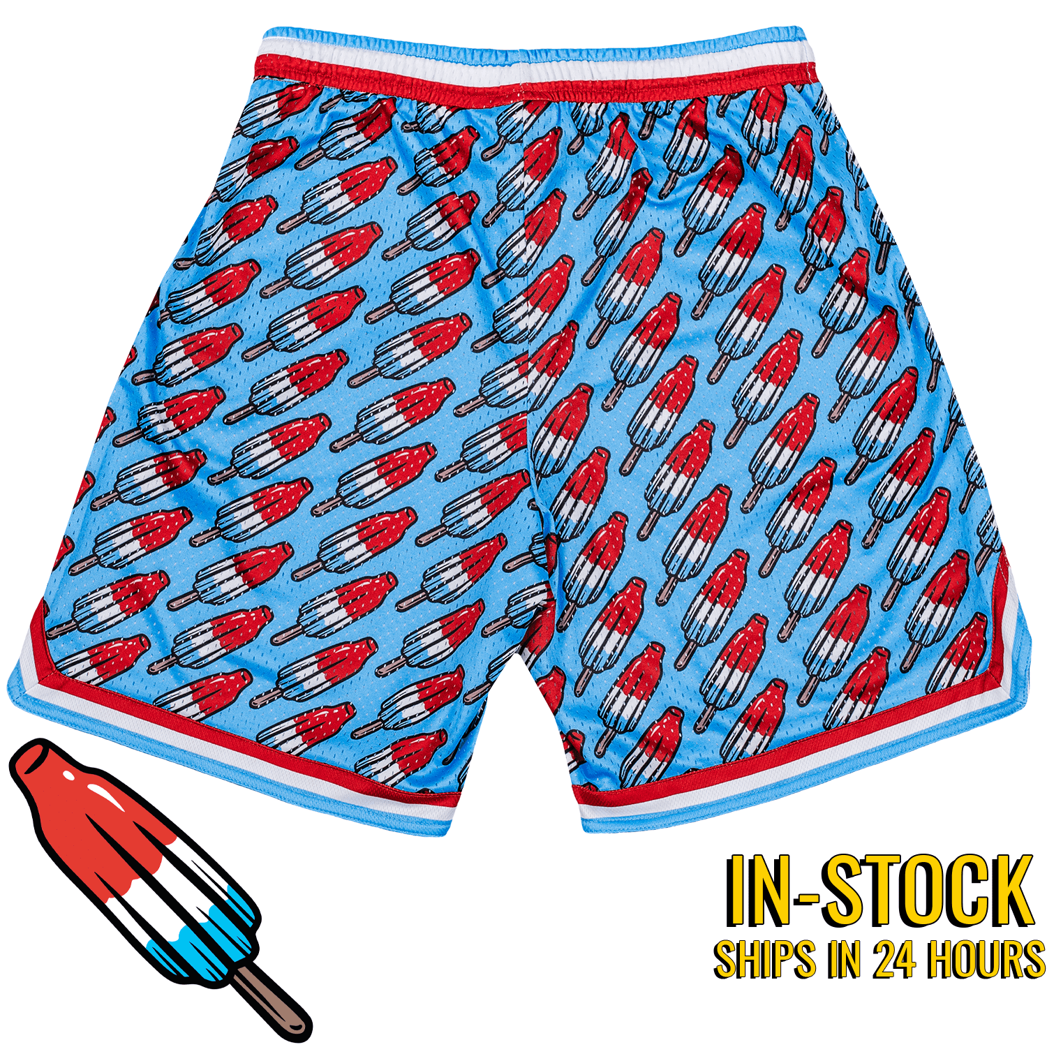 Freedom Pops Retro Mesh Pocket Shorts *IN-STOCK*