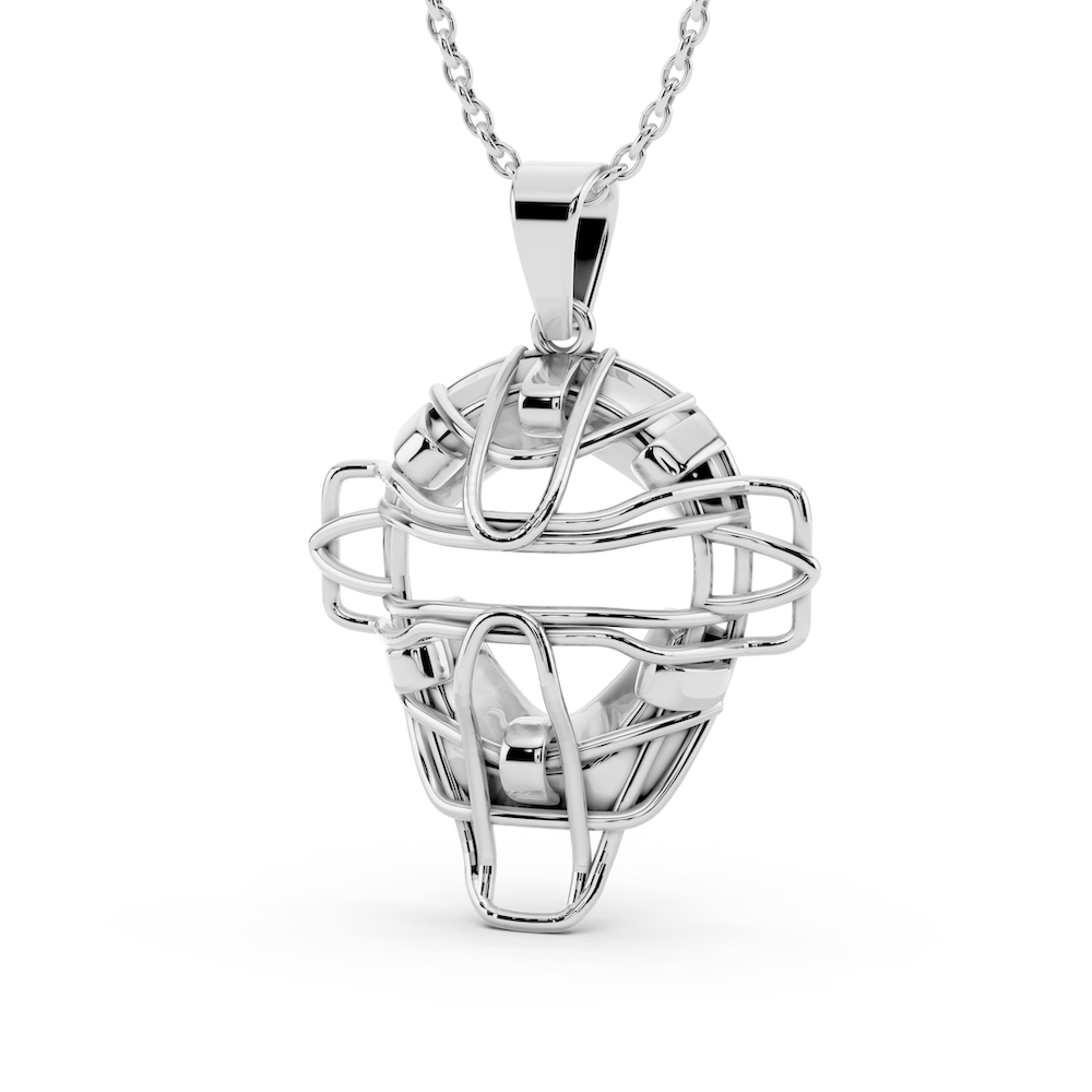 Baseball Catchers Mask Necklace (Youth)