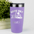 Light Purple Baseball Tumbler With Baseball Mood Design