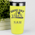 Yellow Baseball Tumbler With Baseball Mood Design