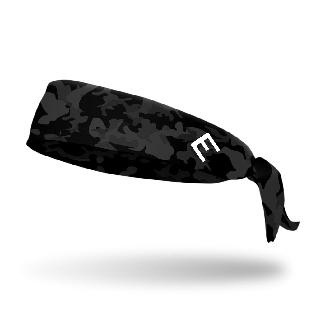 Blackout Camo Tie Headband