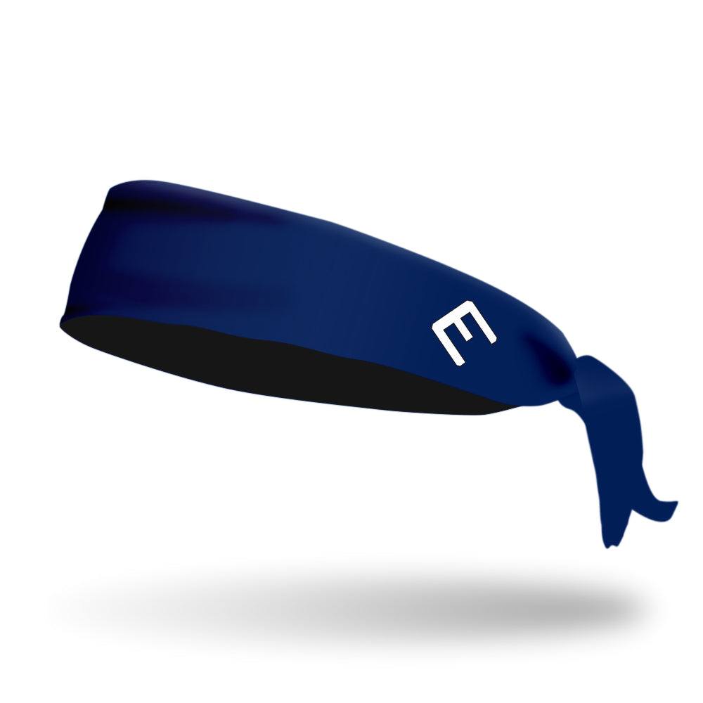 Blue Tie Headband