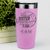 Pink Baseball Tumbler With Cheering From The Sidelines Sister Design