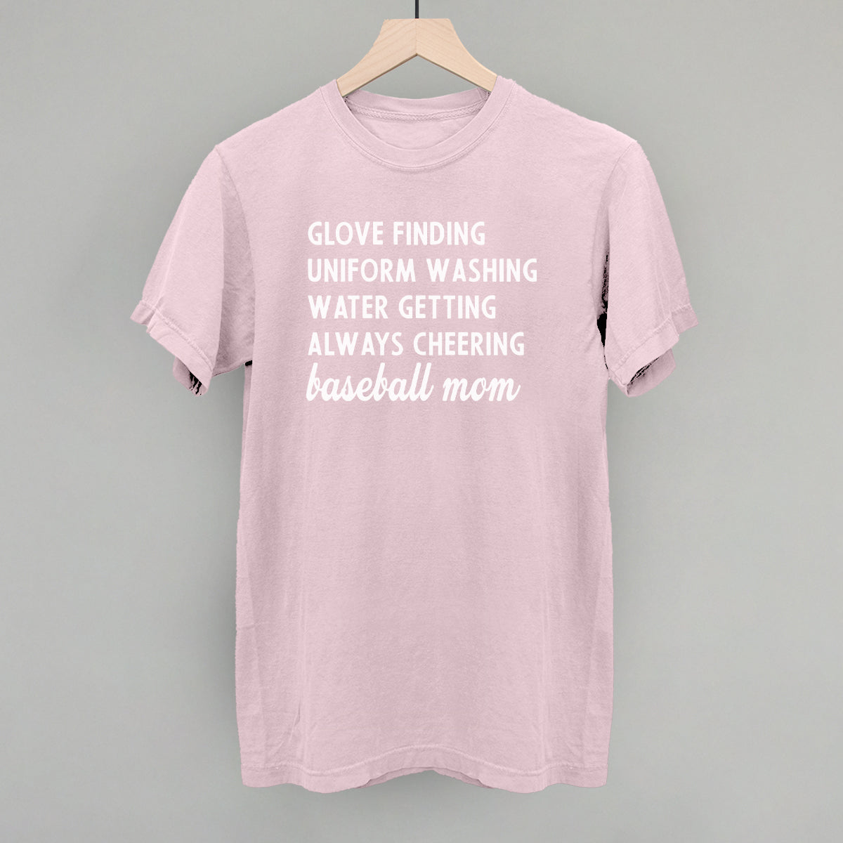 Baseball Mom Description Tee Shirt