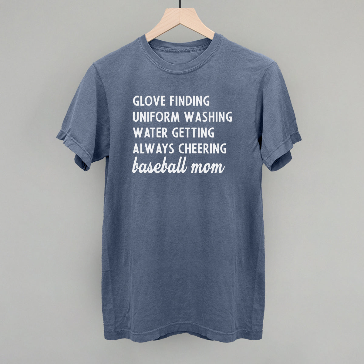 Baseball Mom Description Tee Shirt
