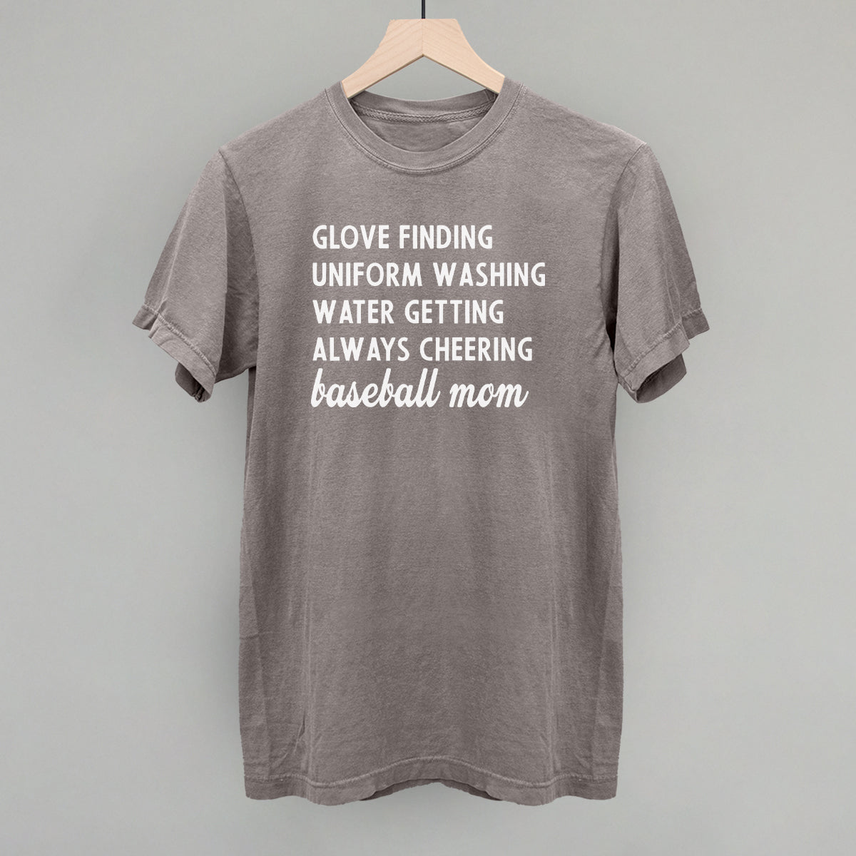 Baseball Mom Description Tee Shirt